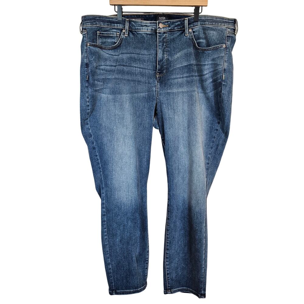 NYDJ Aline Legging Jeans Medium‎ Wash Plus Size 24W Casual Everyday